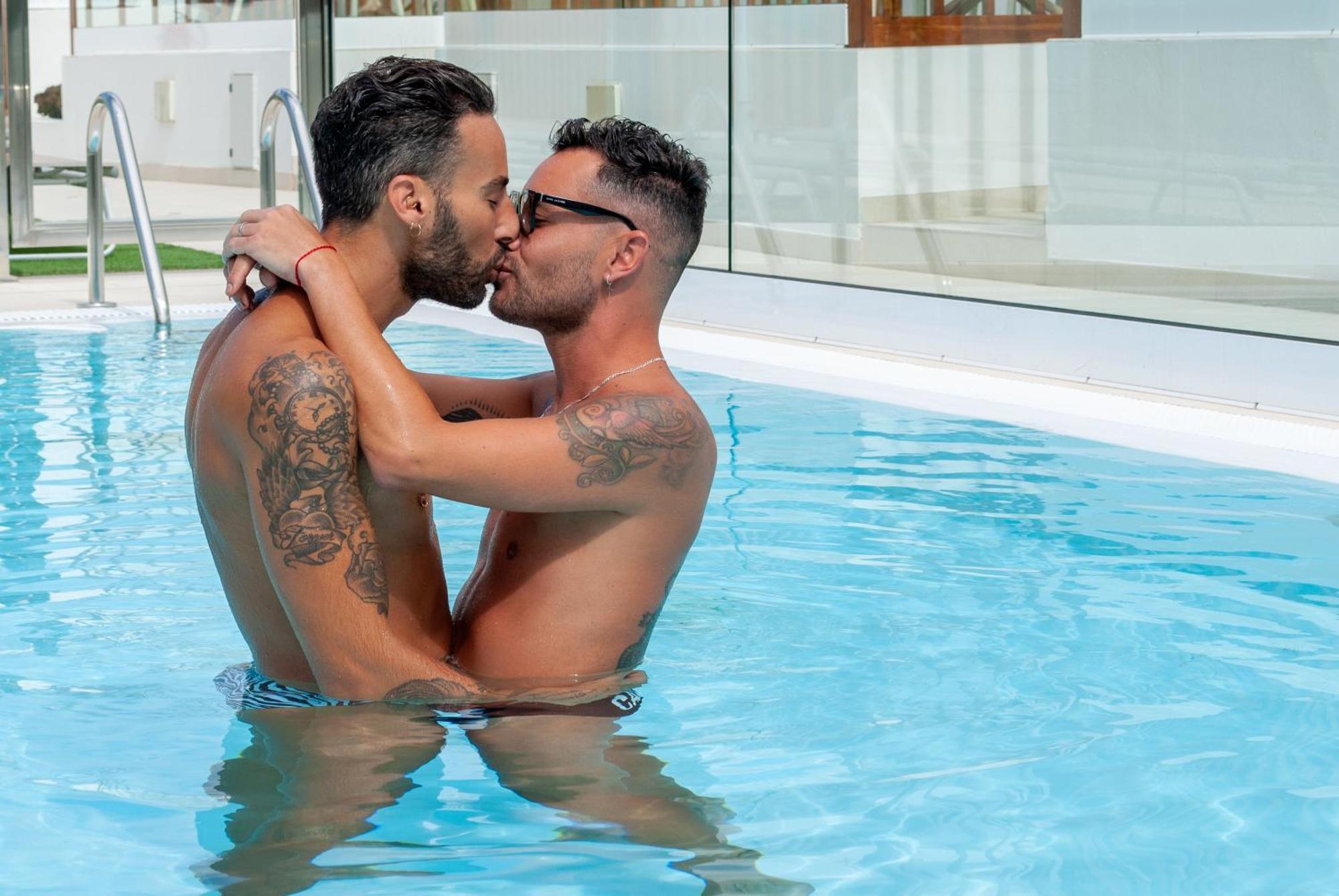 Mar Bianco - Gay Men Only Aparthotel Маспаломас Екстериор снимка